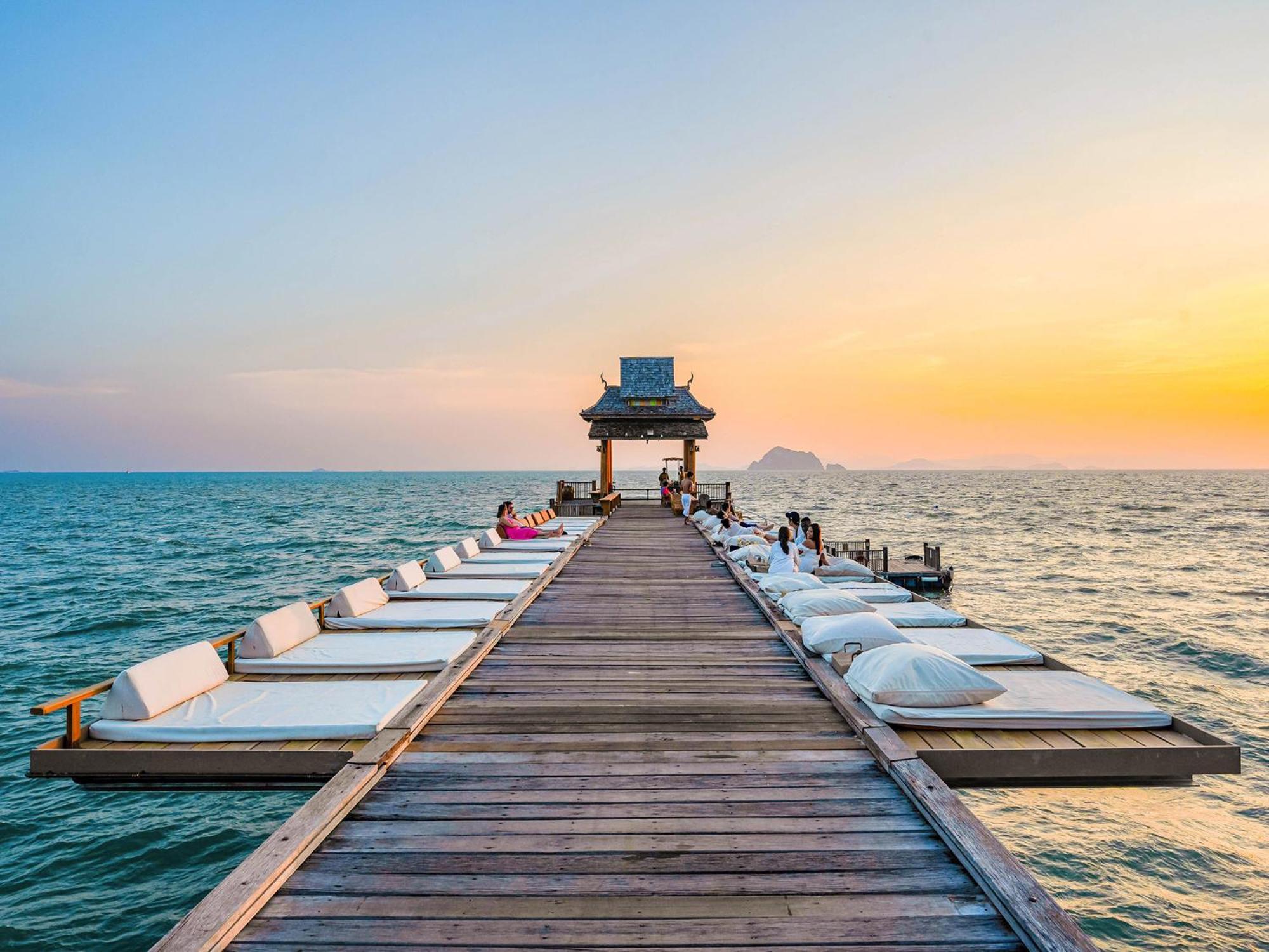 Santhiya Koh Yao Yai Resort & Spa - Compulsory Join Santhiya Speedboat From-To Ao Po Grand Marina At Phuket Ko Yao Yai Exterior foto Sunset at the beach